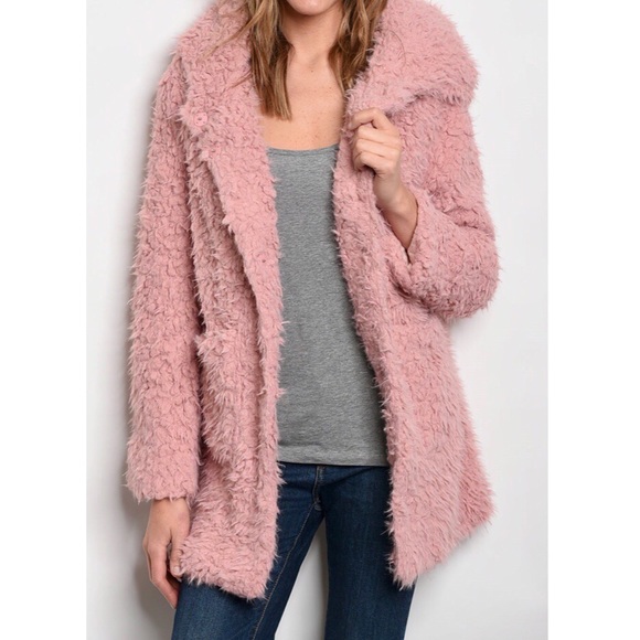 <<RATED 5-STAR>> Black Shaggy Fur Coat - Picture 7 of 8